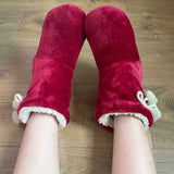 Women Slippers Women Plush Lined Warm Ankle Boots Indoor Home Shoes Memory Foam