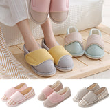 Women's Slip On House Cotton Slippers Outdoor Indoor Warm Bedroom Anti-Slip Shoe