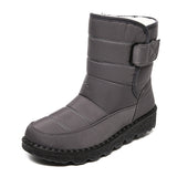 Women's Snow Boots Mid-Calf Cold Weather Winter Boots Waterproof Fur Lined Frost