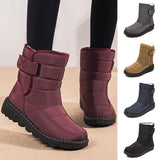 Women's Snow Boots Mid-Calf Cold Weather Winter Boots Waterproof Fur Lined Frost