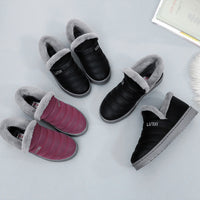 Womens Winter Snow Boots Fur Lined Warm Ankle Boots Slip On Waterproof Outdoor