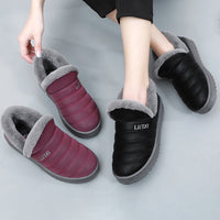 Womens Winter Snow Boots Fur Lined Warm Ankle Boots Slip On Waterproof Outdoor