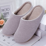 Women's Indoor Warm Slippers Memory Foam Washable Cotton Non-Slip Home Shoes US