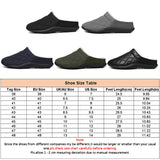 Mens Slippers House Indoor Outdoor Fuzzy Plush Warm Waterproof  Mules Shoes UK