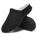 Mens Slippers House Indoor Outdoor Fuzzy Plush Warm Waterproof  Mules Shoes UK