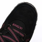 Womens Winter Ankle Boots Ladies Combat Flat Grip Sole Fur Lined Hiking Shoes