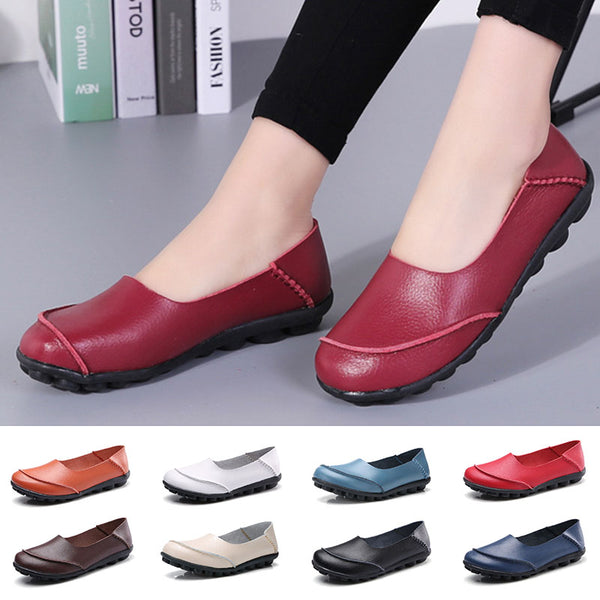 Women’s Soft Loafers Comfort Slip-on Casual Walking Flat Driving Moccasin Shoes