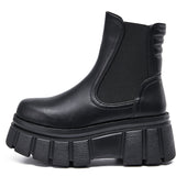 Women's Platform Ankle Boots Chelsea Elastic Booties Fashion Slip On Boots US 10