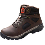 Men’s Snow Ankle Boots Fur Lined Warm Anti-slip Outdoor Work Shoes for Winter US