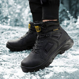 Men’s Snow Ankle Boots Fur Lined Warm Anti-slip Outdoor Work Shoes for Winter US