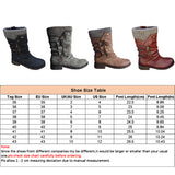 Womens Ladies Winter Warm Zip Up Boots Buckle Knee Length High Flat Block Shoes