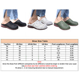Womens Wedge Shoes Closed Toe Slippers Sliders Mules Shoes Breathable Sandals