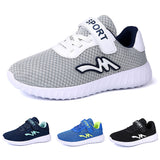Kid Boy Solid Breathable Hiking Trainers Shoes Casual Running Magic Tape Sneaker