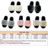 Ladies Furry Fluffy Sliders Mules Slip On Womens Slippers Flat Sandals Shoes