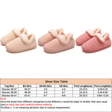 Women Winter Warm Memory Foam Slip On Boot Casual Soft Indoor House Flat Anti Slip Shoes