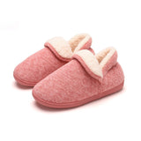 Women Winter Warm Memory Foam Slip On Boot Casual Soft Indoor House Flat Anti Slip Shoes