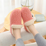 Women Winter Warm Memory Foam Slip On Boot Casual Soft Indoor House Flat Anti Slip Shoes