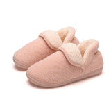 Women Winter Warm Memory Foam Slip On Boot Casual Soft Indoor House Flat Anti Slip Shoes
