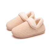 Women Winter Warm Memory Foam Slip On Boot Casual Soft Indoor House Flat Anti Slip Shoes