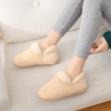 Women Winter Warm Memory Foam Slip On Boot Casual Soft Indoor House Flat Anti Slip Shoes