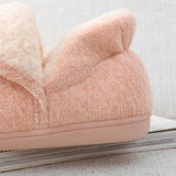 Women Winter Warm Memory Foam Slip On Boot Casual Soft Indoor House Flat Anti Slip Shoes