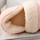 Women Winter Warm Memory Foam Slip On Boot Casual Soft Indoor House Flat Anti Slip Shoes