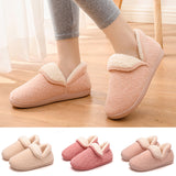 Women Winter Warm Memory Foam Slip On Boot Casual Soft Indoor House Flat Anti Slip Shoes