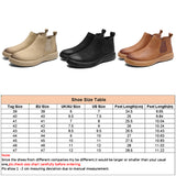 Mens Chelsea Ankle Boots Slip On Round Toe Outdoor Winter Warm Flat Casual Anti Slip Daily Shoes