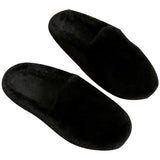 Womens Slippers Fluffy Slide Sliders Winter Warm Furry Slip on Shoe Round Toe