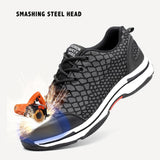 STEEL TOE CAP SAFETY WORK TRAINERS MENS WOMENS BOOT HIKING SHOES UNISEX SNEAKERS