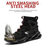 Steel Toe Cap Safety Shoes Shock Absorbing Trainers Mens Womens Boot Work Hiking