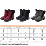 Fashion Outdoor Snow Boots Womens Ankle Boots Warm Waterproof Casual Shoes