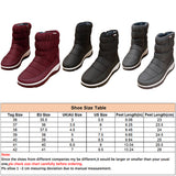 Womens Snow Boots Ladies Winter Warm Slip-On Outdoor High Top Boot Shoes