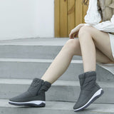 Womens Snow Boots Ladies Winter Warm Slip-On Outdoor High Top Boot Shoes