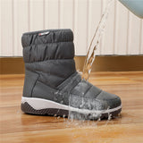 Womens Snow Boots Ladies Winter Warm Slip-On Outdoor High Top Boot Shoes