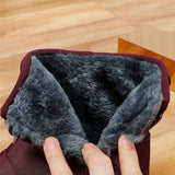 Womens Snow Boots Ladies Winter Warm Slip-On Outdoor High Top Boot Shoes