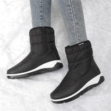 Womens Snow Boots Ladies Winter Warm Slip-On Outdoor High Top Boot Shoes