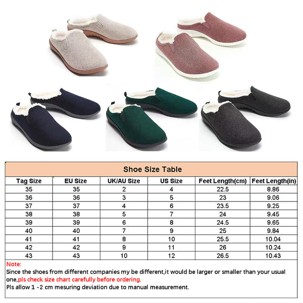 Ladies Womens Slippers Comfy Cozy Mens Mules Winter Warm Shoes Indoor Outdoor