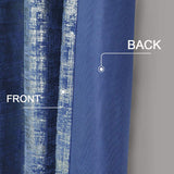 Single Curtain Panel Velvet Sparkle Bedroom Blackout Window Curtain Grommet Room Darkening Curtain Eyelet Ring Top Window Drape