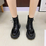 Ladies Ankle Mid Calf Chelsea Black Boots Shoes Chunky Heel Casual Comfy Shoes