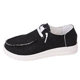 Mens Boat Shoes Slip On Lightweight Soft Deck Shoes Canvas Soft Cloth Loafers US