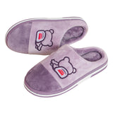 Womens Ladies Mule Sliders Slip On Faux Plush Lined Soft Winter Warm Slippers