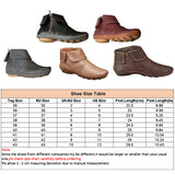 Womens Lapel Edge Ankle Boots Flat Warm Low Heel Side Zip Ladies Causal Shoes