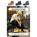 Mens Womens Steel Toe Safety Shoes Hiking Shoes Lightweight Sneakers