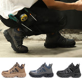 Mens Womens Steel Toe Safety Shoes Hiking Shoes Lightweight Sneakers
