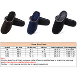 Mens Slippers Warm Plush lined Memory Foam House Comfy Indoor Outdoor Shoes Size