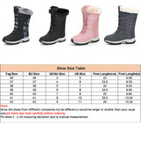 Women Snow Winter Warm Thick Bottom Platform Lace Up Fur Ankle Comfortable Boots