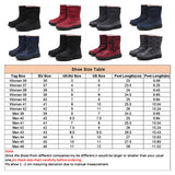 Unisex Women Men Plush Lined Warm Booties Walking Work Winter Platform Flat Soft Anti Slip Shoes