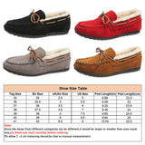 Women Lace Up Plush Ankle Boots Moccasin Casual Anti Skid Soft Warm Comfy Shoes