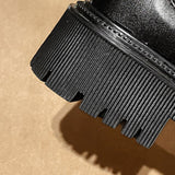 Womens Ladies Chelsea Ankle Black Boots Low Chunky Flat Low Heel Warm Shoes